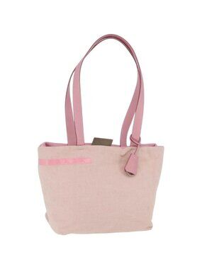 PRADA PRADA Sports Tote Bag Canvas Pink